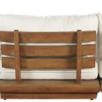 Mirella 112.75" Water Resistant Fabric Upholstered 4pc. Outdoor Patio Modular Sectional