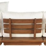 Mirella 112.75" Water Resistant Fabric Upholstered 4pc. Outdoor Patio Modular Sectional