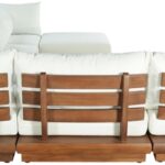 Mirella 149.75" Water Resistant Fabric Upholstered 7pc. Outdoor Patio Modular Sectional