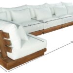 Mirella 186.75" Water Resistant Fabric Upholstered 7pc. Outdoor Patio Modular Sectional