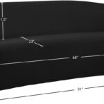 Riley 91" Velvet Upholstered Sofa