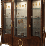 Donatello 3-Door China w/Glass Back Panel