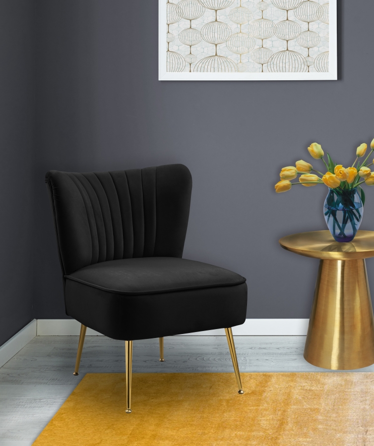 Tess Velvet Upholstered Accent Chair