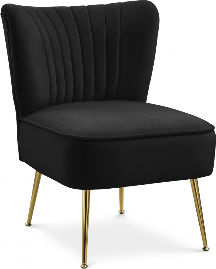 Tess Velvet Upholstered Accent Chair