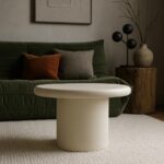Emara Concrete And Fiberglass Indoor / Outdoor Patio Coffee Table