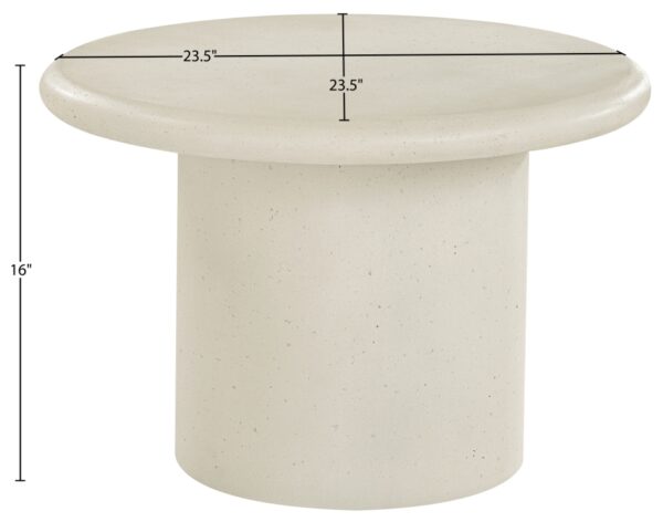Emara Concrete And Fiberglass Indoor / Outdoor Patio Coffee Table