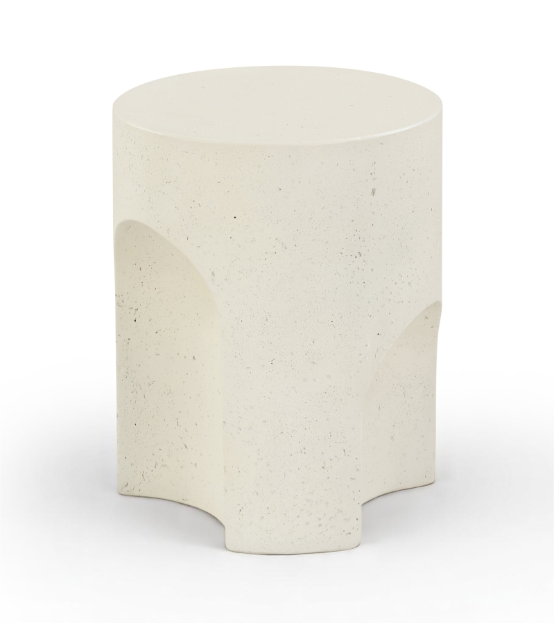Olira Concrete And Fiberglass Indoor / Outdoor Patio Coffee Table