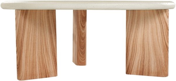 Avaya Concrete And Fiberglass Indoor / Outdoor Patio Coffee Table