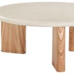 Avaya Concrete And Fiberglass Indoor / Outdoor Patio Coffee Table