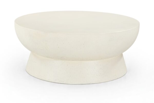 Avaya Concrete And Fiberglass Indoor / Outdoor Patio Coffee Table