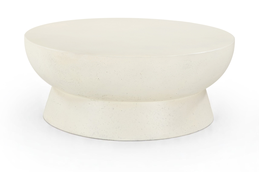 Avaya Concrete And Fiberglass Indoor / Outdoor Patio Coffee Table