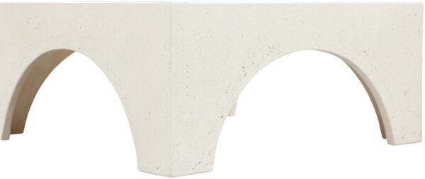 Renza Concrete And Fiberglass Indoor / Outdoor Patio Coffee Table