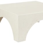 Renza Concrete And Fiberglass Indoor / Outdoor Patio Coffee Table