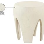 Moxie Concrete And Fiberglass Indoor / Outdoor Patio End Table