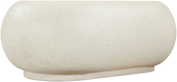 Pebble Concrete And Fiberglass Indoor / Outdoor Patio Coffee Table