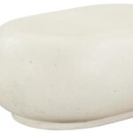Pebble Concrete And Fiberglass Indoor / Outdoor Patio Coffee Table