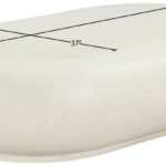 Pebble Concrete And Fiberglass Indoor / Outdoor Patio Coffee Table
