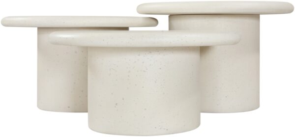 Emara Concrete And Fiberglass 3-pc Coffee Table