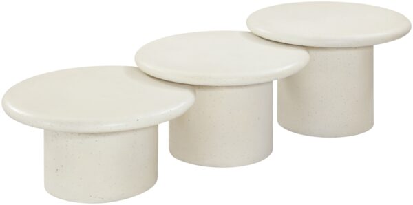 Emara Concrete And Fiberglass 3-pc Coffee Table