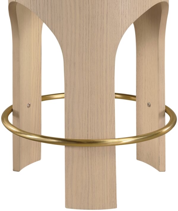 Bocceli Velvet Upholstered Counter Stool