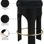Bocceli Velvet Upholstered Counter Stool
