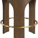 Bocceli Velvet Upholstered Counter Stool