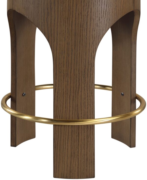 Bocceli Velvet Upholstered Counter Stool