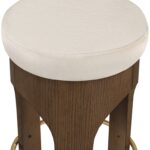 Bocceli Velvet Upholstered Counter Stool