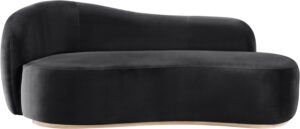 Gustavo Velvet Upholstered Chaise Lounge