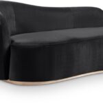 Gustavo Velvet Upholstered Chaise Lounge