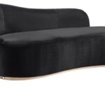 Gustavo Velvet Upholstered Chaise Lounge