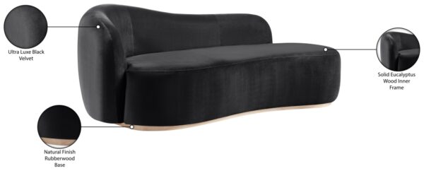 Gustavo Velvet Upholstered Chaise Lounge