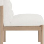 Eloura Linen Textured Fabric Upholstered Dining Chair