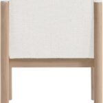 Eloura Linen Textured Fabric Upholstered Dining Chair