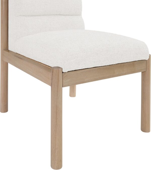 Eloura Linen Textured Fabric Upholstered Dining Chair