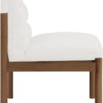 Eloura Linen Textured Fabric Upholstered Dining Chair