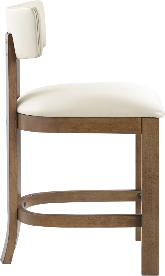Lavrin Vegan Leather Upholstered Counter Stool