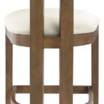 Lavrin Vegan Leather Upholstered Counter Stool