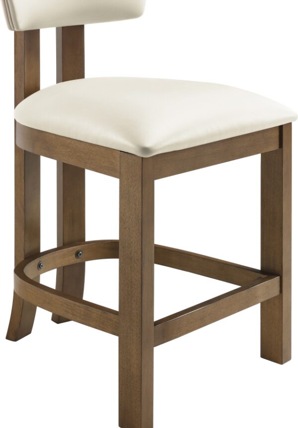Lavrin Vegan Leather Upholstered Counter Stool