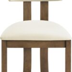Lavrin Vegan Leather Upholstered Dining Side Chair