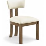 Lavrin Vegan Leather Upholstered Dining Side Chair