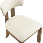 Lavrin Vegan Leather Upholstered Dining Side Chair