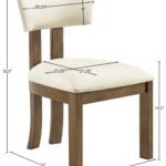 Lavrin Vegan Leather Upholstered Dining Side Chair