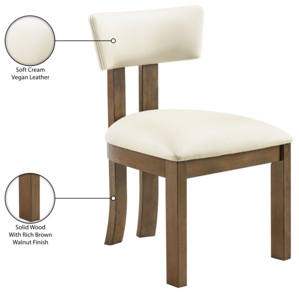 Lavrin Vegan Leather Upholstered Dining Side Chair