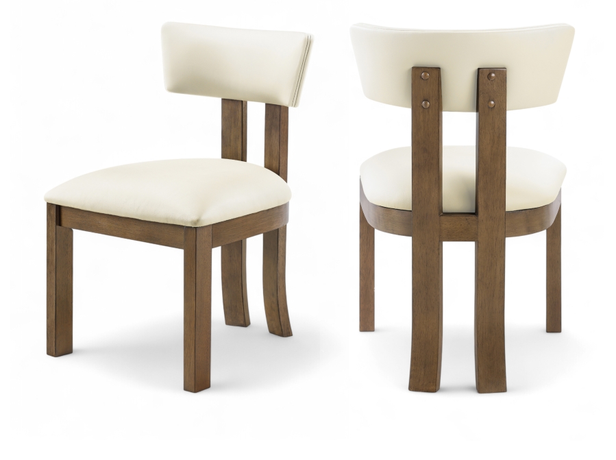 Lavrin Vegan Leather Upholstered Dining Side Chair
