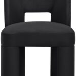 Zuno Velvet Performace Fabric Upholstered Dining Chair
