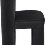 Zuno Velvet Performace Fabric Upholstered Dining Chair