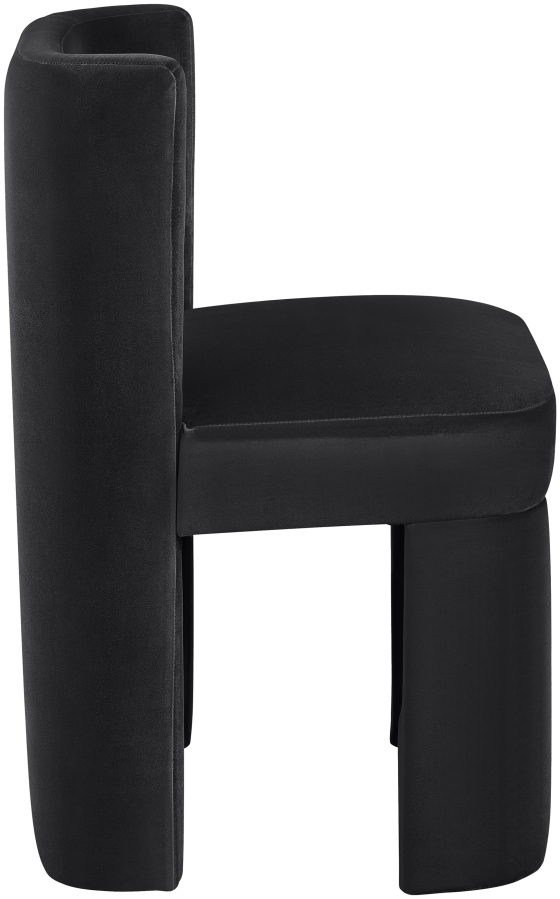 Zuno Velvet Performace Fabric Upholstered Dining Chair