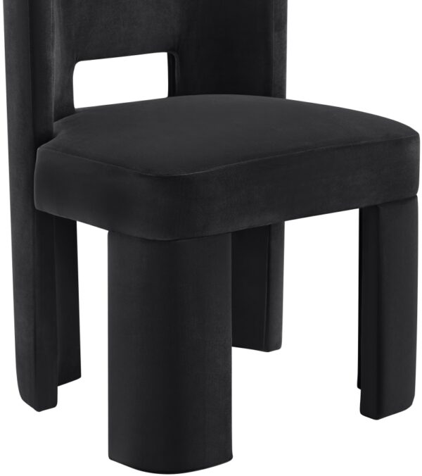 Zuno Velvet Performace Fabric Upholstered Dining Chair