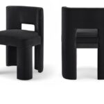 Zuno Velvet Performace Fabric Upholstered Dining Chair